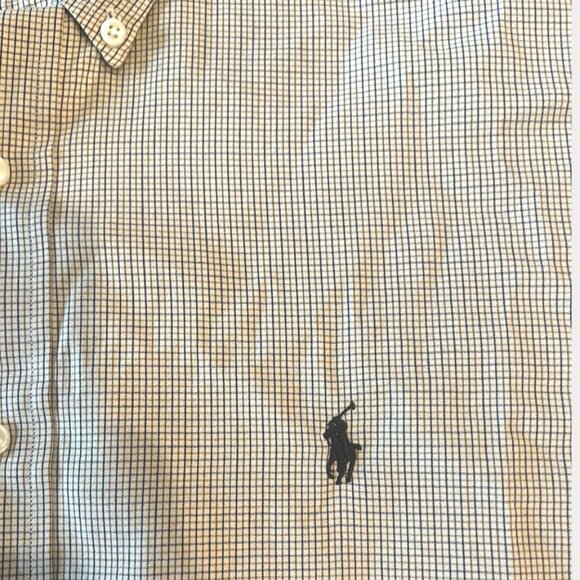Ralph Lauren Men’s Tan Blake Classic-Fit Button-Up Shirt - XXL - Picture 3 of 5